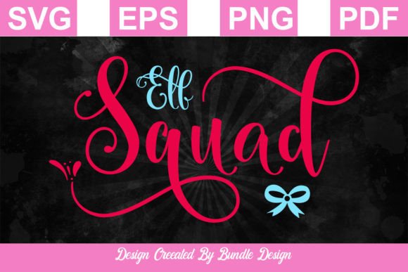 Elf Squad SVG Christmas T-shirt Design: A Designer’s Review