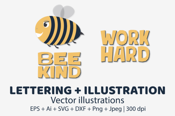 Review: Cute Bee Lettering Quote for Embroidery