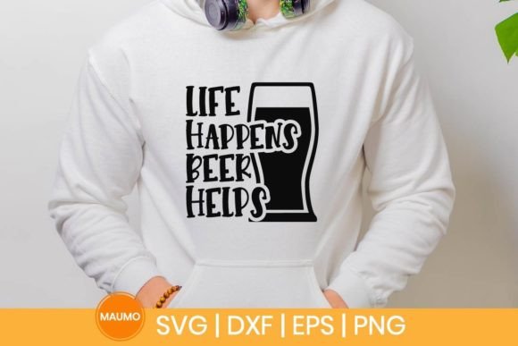 Review: Life Happens Beer Helps Embroidery Design