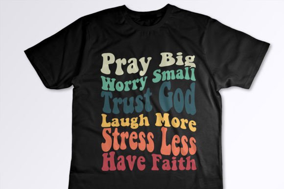 Review: Pray Big Worry Small Trust God SVG for Embroidery