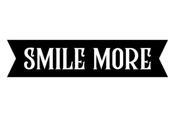Review: Typgraphy Retro Quote Smile More for Embroidery