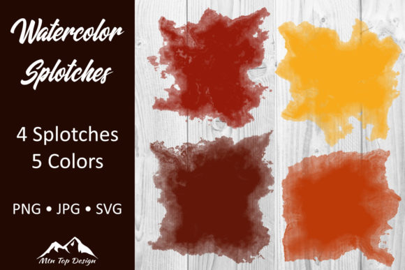 Reviewing Fall Pumpkin Spice Watercolor Splotches