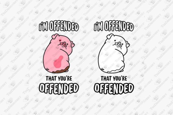 Reviewing I m Offended Funny Humorous Quote for Embroidery