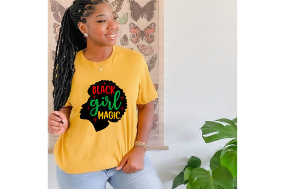Reviewing the Black Girl Magic T-shirt Design for Embroidery