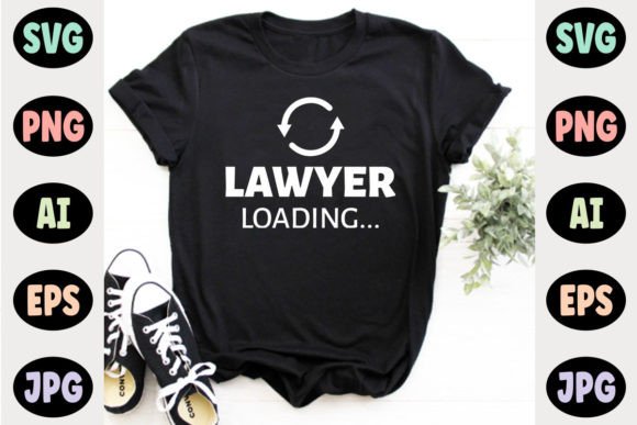 Reviewing the Lawyer Loading... T-shirt Quote Design