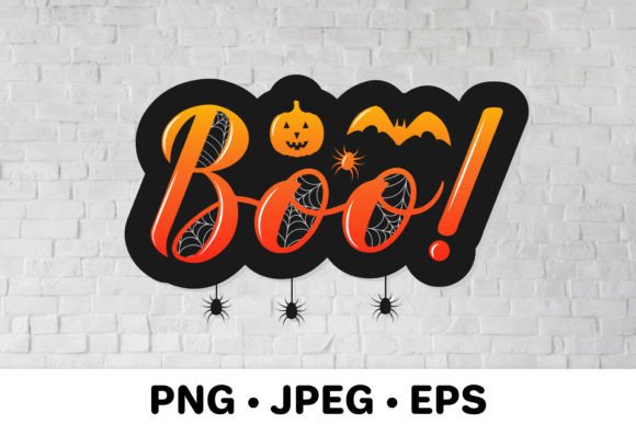 Stitching Spooky Style: A Designer’s Take on Boo Hand Lettered Halloween Quote